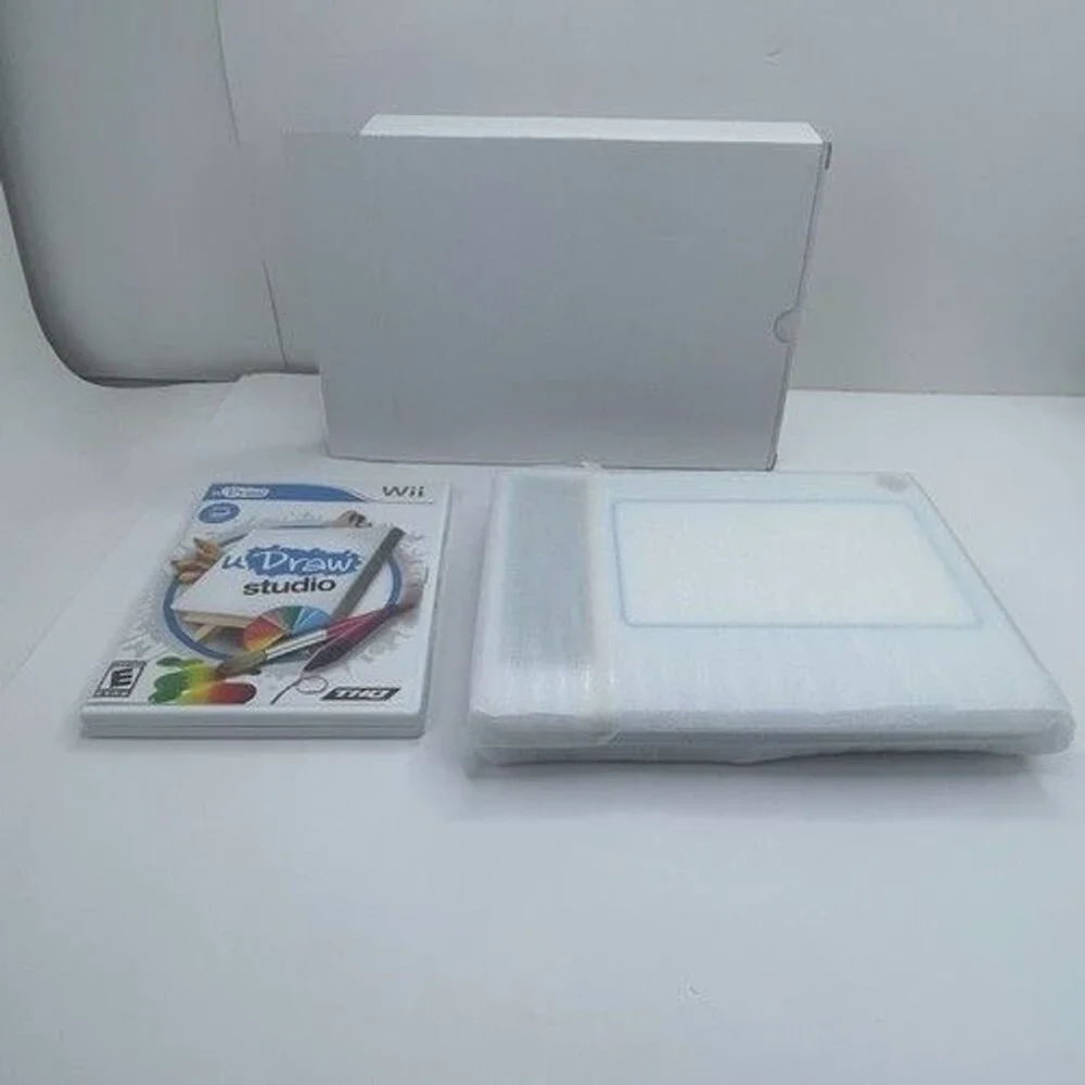 OEM White uDraw GameTablet uDraw Studio (Wii, 2010) Complete Controller